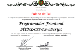 Certificación Frontend con HTML-CSS-JS - Imagen 2