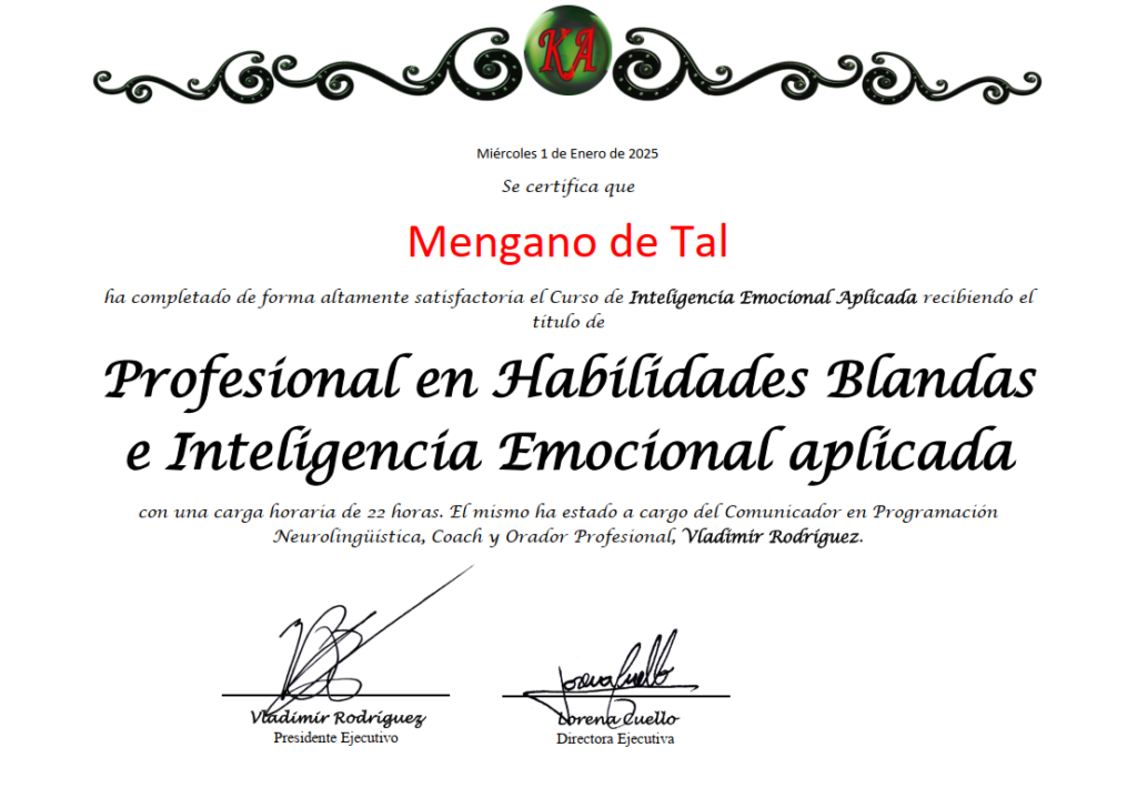 Certificación en Habilidades blandas e inteligencia emocional aplicada - Imagen 2